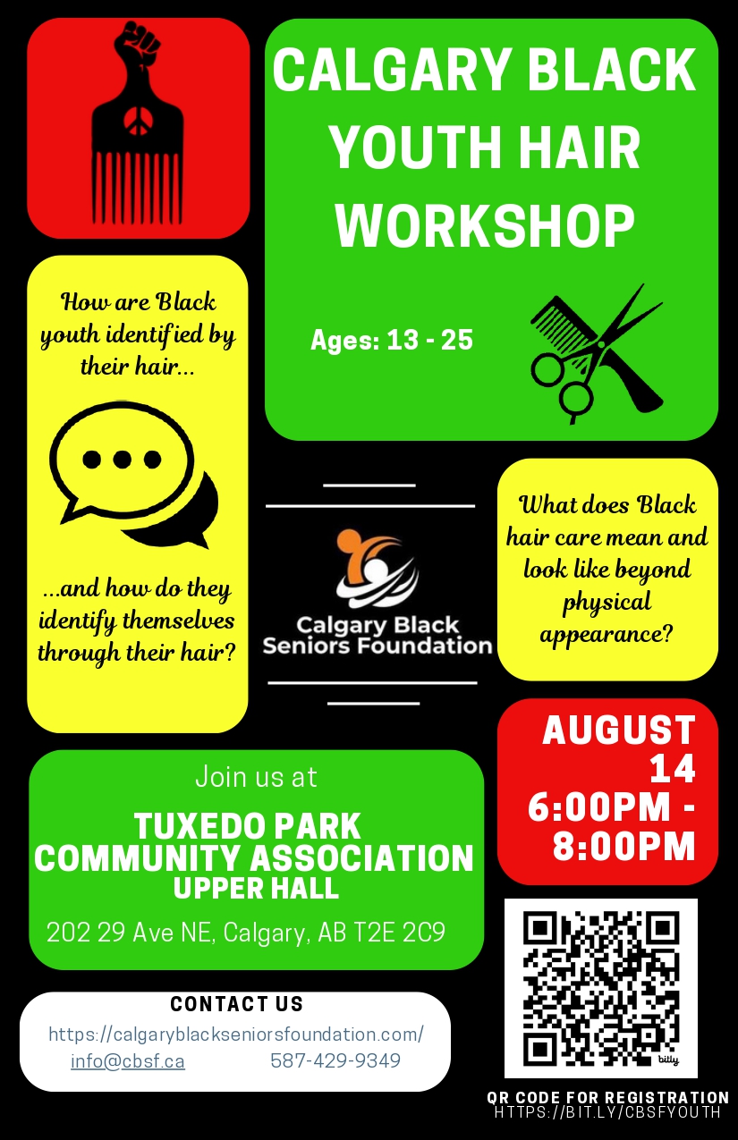 Calgary Black Youth Hair Workshop